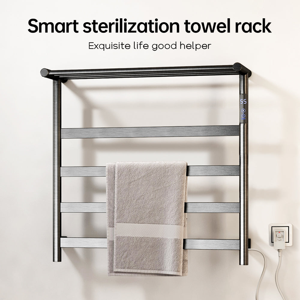 towel rack heated towel rail radiator warmer hanger towel ladder rack stand wall mounted-Fanwin