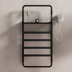 towel rack electric heated wall mounted stainless steel heated towel rail hanger bathroom-Fanwin