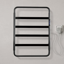towel racks warmer hand towel ladder holde bathroom stainless steel chrome-Fanwin