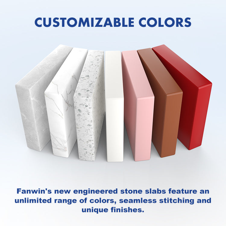 Acrylic Panel Sheet PMMA Artificial Stone Plate Table Acrylic Shelf Divider Cast Sheet Board -Fanwin