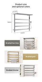 towel rack heated towel rail radiator warmer hanger towel ladder rack stand wall mounted-Fanwin