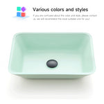 Bathroom Sink Basin Tempered Glass Crystal Vessel CUPC Certification-Fanwin