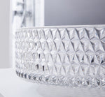 basin sink bathroom glass vessel wash crystal hotel pedestal art handmade-Fanwin