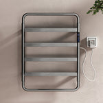 towel racks warmer hand towel ladder holde bathroom stainless steel chrome-Fanwin