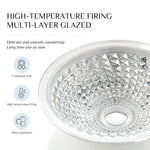 Basin Bathroom Sink Design Pedestal Macaron Tempered Glass Vessel CUPC Certification-Fanwin