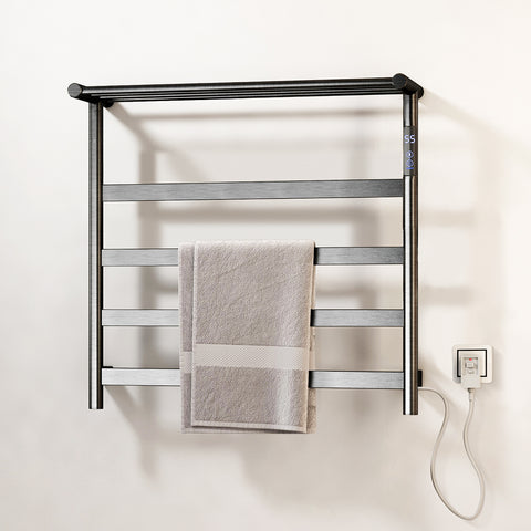 towel rack heated towel rail radiator warmer hanger towel ladder rack stand wall mounted-Fanwin