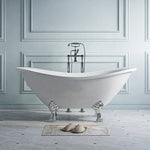 bathtub bath tub bathroom freestanding luxury acrylic fiberglass soaking cast iron clawfoot-Fanwin