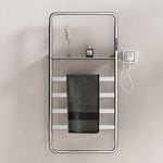 towel rack electric heated wall mounted stainless steel heated towel rail hanger bathroom-Fanwin