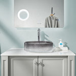 Bathroom Basin Tempered Glass Crystal Sinks CUPC Certification-Fanwin