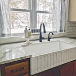 Kitchen Sink Bowl Basin Modern Luxury White Ceramic Apron Front Farmhouse -Fanwin