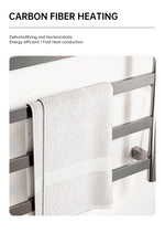 towel holder rack bathroom electric towel bar rack hand heated free standing rail radiator ladder-Fanwin