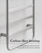 towel ladder warmer bathroom heated electric stainless steel wall mounted-Fanwin