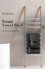 towel rack electric heated bathroom towel holder rack wall mounted-Fanwin